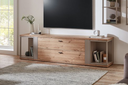 Grado-living von IDEAL Möbel - Sideboard in Eiche Artisan und Basalt