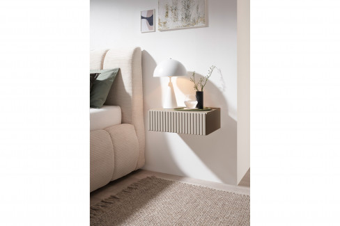 Taboni von POL Power - Hänge-Nachttisch mit 1 Schublade Artisan Eiche