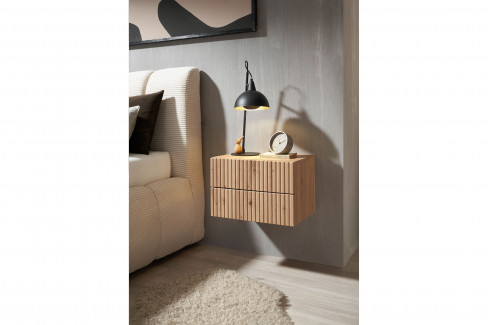 Taboni von POL Power - Hänge-Nachttisch mit 1 Schublade Artisan Eiche