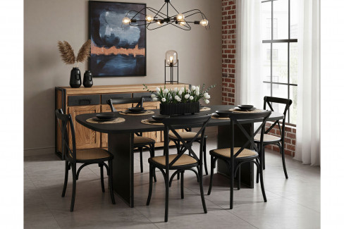 Black Smooth von SIT Möbel - Sideboard in Schwarz