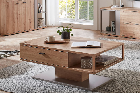 Grado-living von IDEAL Möbel - Sideboard in Eiche Artisan und Basalt