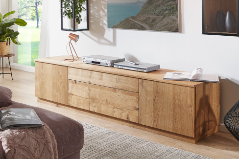 Tessaro-living von Schösswender - Hängeschrank TE 32OR Risseiche/ Samtlack