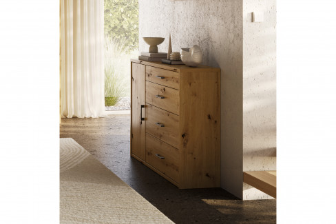 Achat Komfort von Priess - 3-teiliges Schlafzimmerset weiß/ Artisan-Eiche