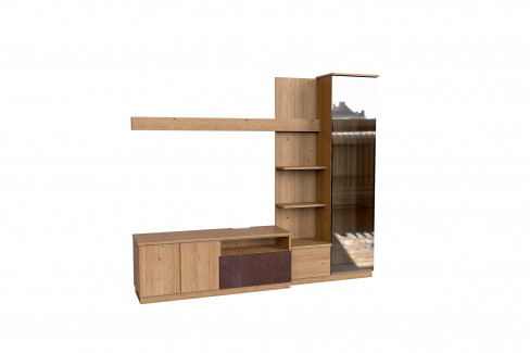 Tessaro-living von Schösswender - Hängeschrank TE 32OR Risseiche/ Samtlack