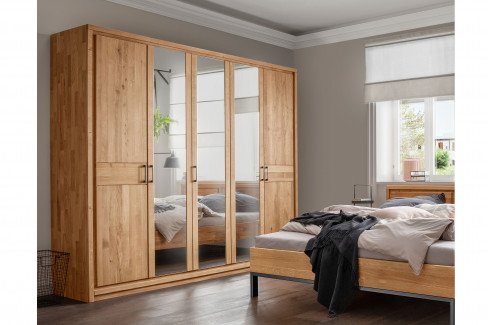 Fargo von SKALIK - Kombi-Kommode Eiche natur geölt ca. 106 cm breit