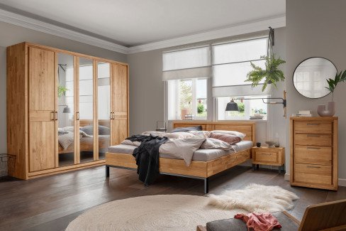 Fargo von SKALIK - Kombi-Kommode Eiche natur geölt ca. 106 cm breit