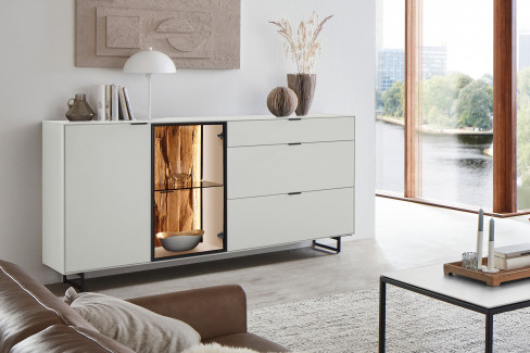 WM 2470 von Wöstmann - Sideboard in Lack graphitgrau