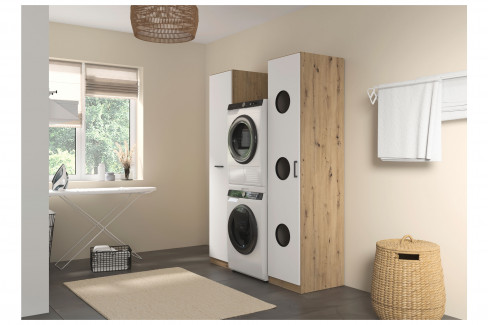 Allrounder von Rauch Blue - Apartmentmöbel grau-metallic - weiß