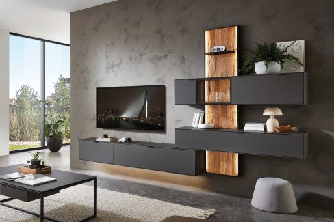 WM 2470 von Wöstmann - Sideboard in Lack graphitgrau