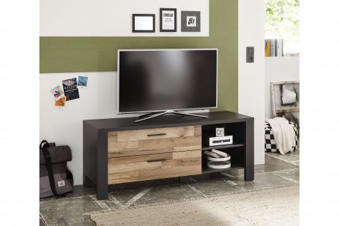 Dallas von POL Power - Jugend-Wangenschreibtisch graphit - Montana Oak