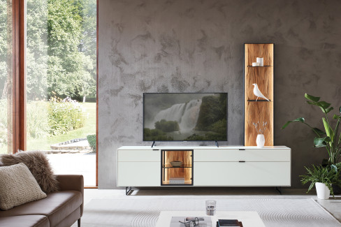 WM 2470 von Wöstmann - Sideboard in Lack graphitgrau