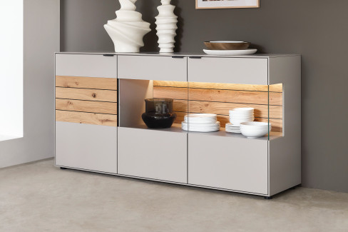 WM 2380 von Wöstmann - Sideboard in Lack graphitgrau