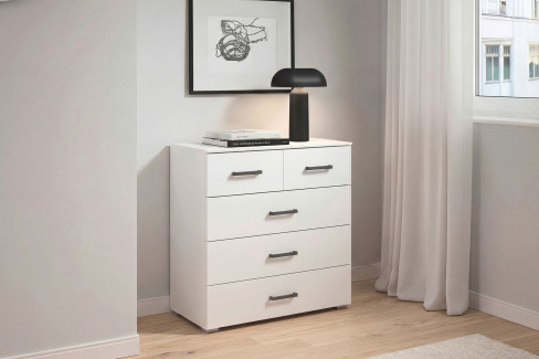 Allrounder von Rauch Blue - Apartmentmöbel grau-metallic - weiß