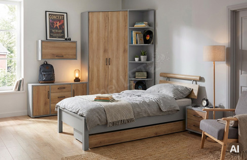 Achat von Priess - Jugendzimmer Sonoma-Eiche lichtweiß