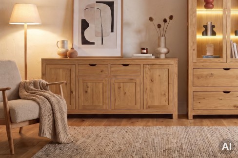 WZ-0306 von GK Möbelvertrieb - Sideboard I aus Wildeiche
