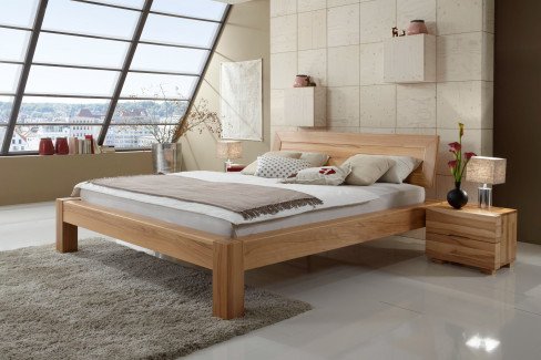 Select von Dico Möbel - Bett mit Holzkopfteil