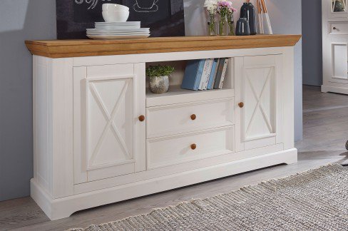 WZ-0133 von GK Möbelvertrieb - Sideboard I Kiefer weiß