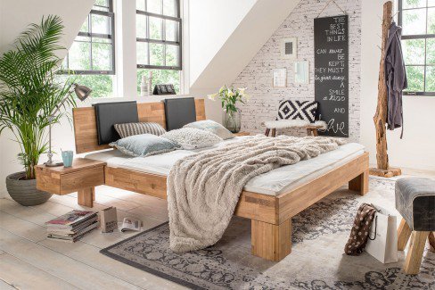 NXT von Cinall - Holzbett aus geölter Wildeiche