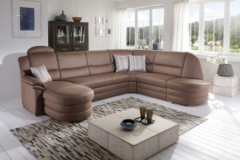 Planpolster Kentucky Polstergarnitur in Braun | Möbel Letz - Ihr Online