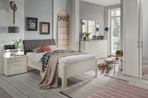 Bern von Wiemann - Komfort-Doppelbett weiß 2 x 90x200 cm