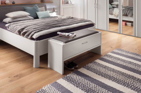 Bern von Wiemann - Komfort-Doppelbett weiß