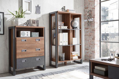 Detroit von IMV Steinheim - Sideboard 9OOMDE51 Stirling Oak