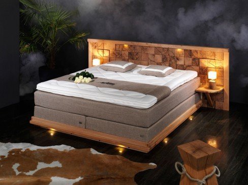 Entdecken Sie Sprenger Möbel Stirnholz breit Boxspringbett Sprenger Möbel Stirnholz breit Boxspringbett