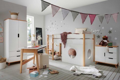 Infanscolor von Infanskids - Babyzimmer-Set skandinavisch weiß