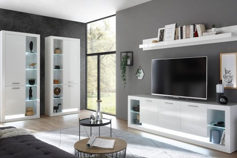 Meran von Kollektion Letz - Stauraumelement AW iX TA 23 in Weiß