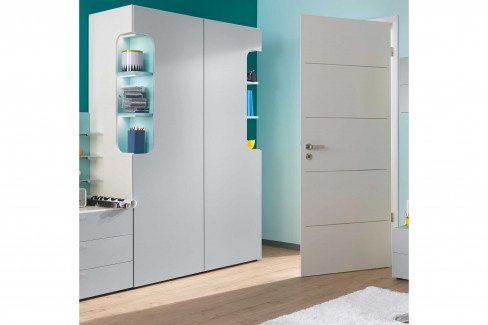 max-i von Rudolf - Bett mit Schubkasten Steineiche Lack quitte