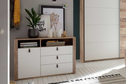 Cardiff von POL Power - Schlafzimmer-Set 3-teilig Used-Style