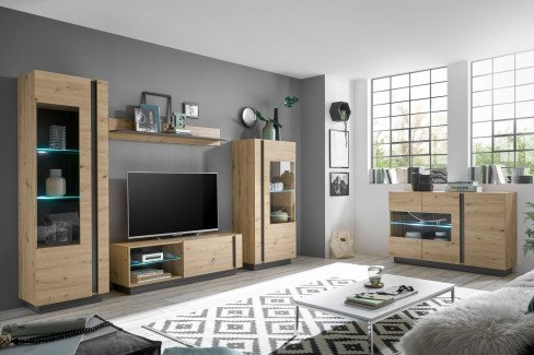 Clair von Kollektion Letz - Hängevitrine 9WiVAR20 in Weiß