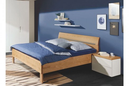Dream von Hülsta - Doppelbett mit Bettpaneel