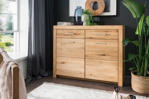 WZ-0169 von GK Möbelvertrieb - Vitrine I aus Wildeiche