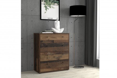 Tempra 2 von Forte - Kommode T2KK10-120 weiß