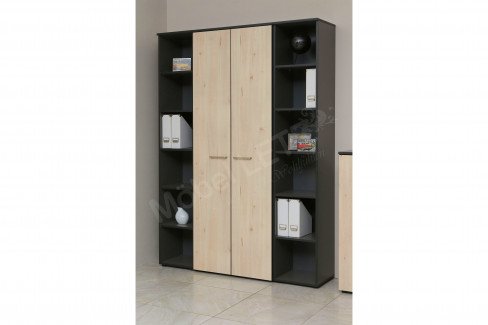 NEWwork von Rudolf - moderner Aktenschrank weiß - hellgrau