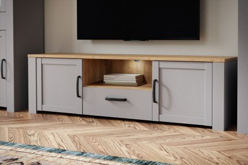 Bohol-living von Forte - Esstisch in Navy Oak