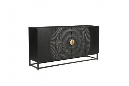 Black Smooth von SIT Möbel - Sideboard in Schwarz