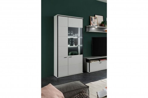 Mori von MCA furniture - Sideboard MOI3FT01 in Modern white