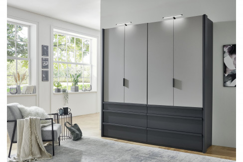 Oxford von Wimex - Falttürenschrank 4-türig weiß