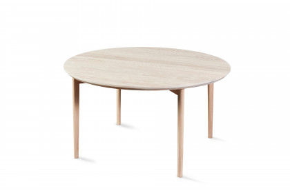 SM 243 von Skovby Møbelfabrik - Couchtisch mit runder Massivholzplatte