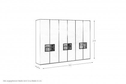 V/lacera sleeping von Voglauer - Schrank Lack taupe - Eiche massiv