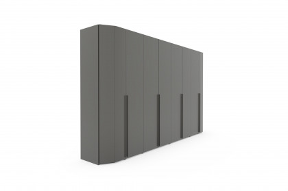 Siena von Rietberger - Kleiderschrank schiefergrau 8-türig