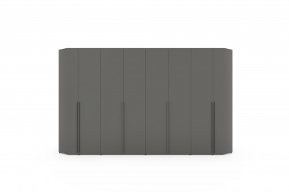 Siena von Rietberger - Kleiderschrank schiefergrau 8-türig