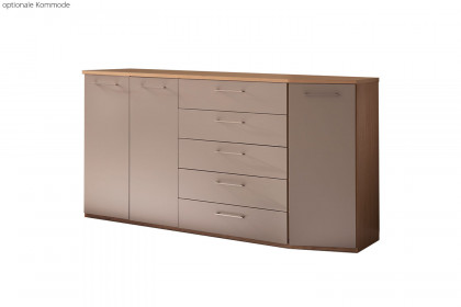 Multiline von SCHÖNER WOHNEN - Schlafzimmer-Set 4-teilig in Balkeneiche - Taupe
