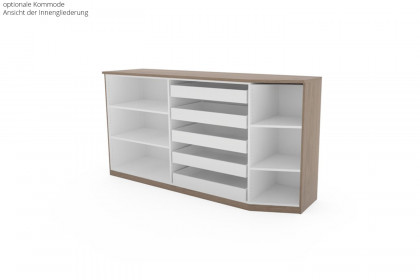 Multiline von SCHÖNER WOHNEN - Schlafzimmer-Set 4-teilig in Balkeneiche - Taupe