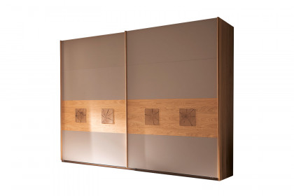 Multiline von SCHÖNER WOHNEN - Schlafzimmer-Set 4-teilig in Balkeneiche - Taupe