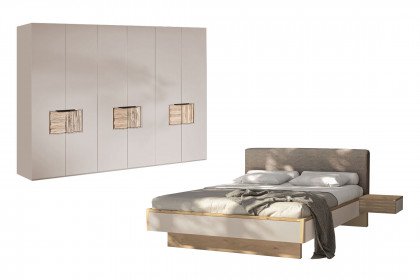 V/lacera sleeping von Voglauer - Schlafzimmer Lack taupe - Wildeiche