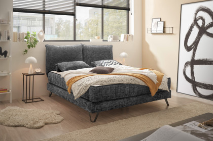 Baldwin von set one by Musterring - Boxspringbett 180 KTA anthrazit