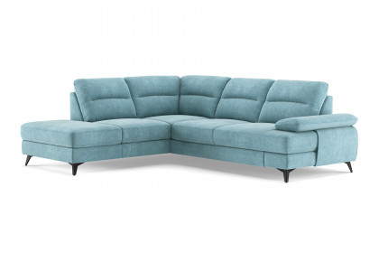 Flavia von COTTA - Eckgarnitur links turquoise